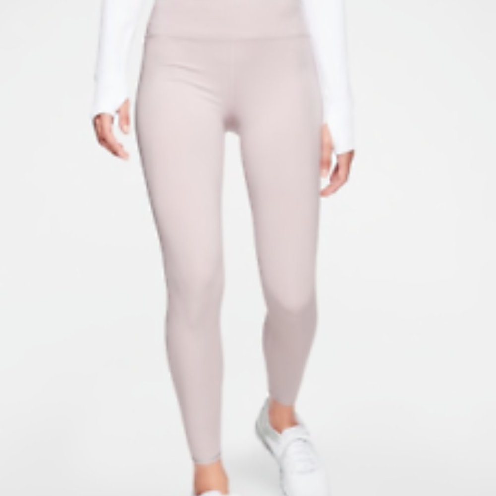 Athleta Run Free 7/8 Legging Light Pink XS - Picture 7 of 7